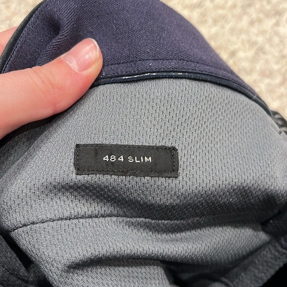 J Crew Men's 484 Slim Tech Pant Casual Sz 32x32 Navy Blue Performance Golf - Picture 3 of 8